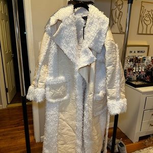 Cute Faux Leather Coat! Brand new never worn and tag still on!